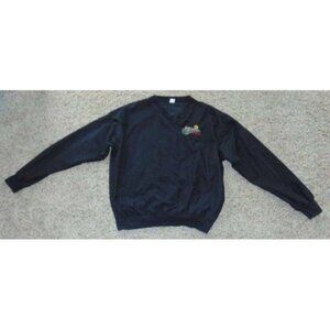 Mens Golf Shirt MTS Black Medium Keeping The Dream Alive Long Sleeve Microfiber